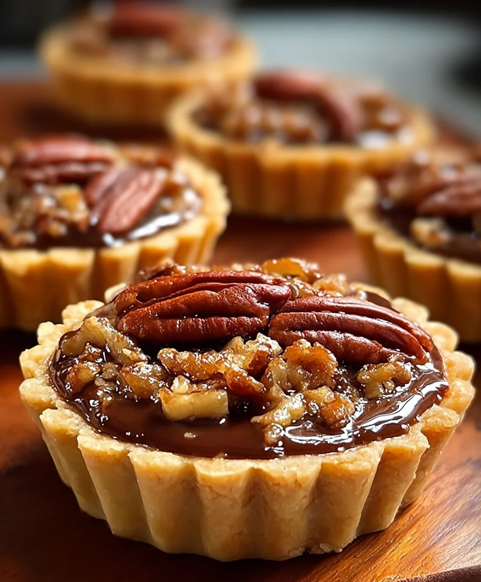 Easy Mini Pecan Tarts-Delicious Holiday Dessert
