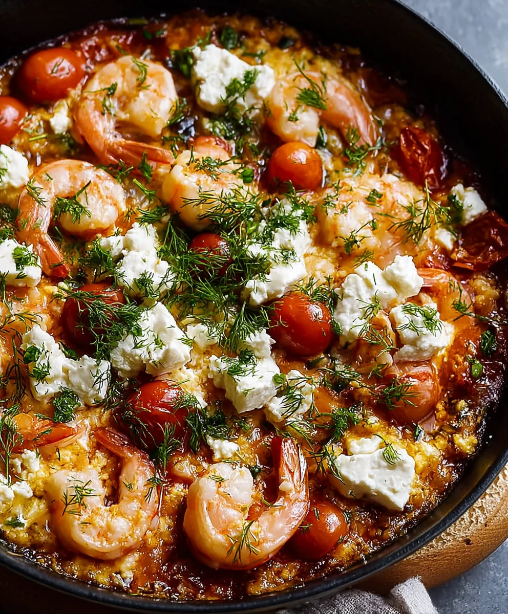 Easy Shrimp Saganaki - A Flavorful Greek Shrimp Dish