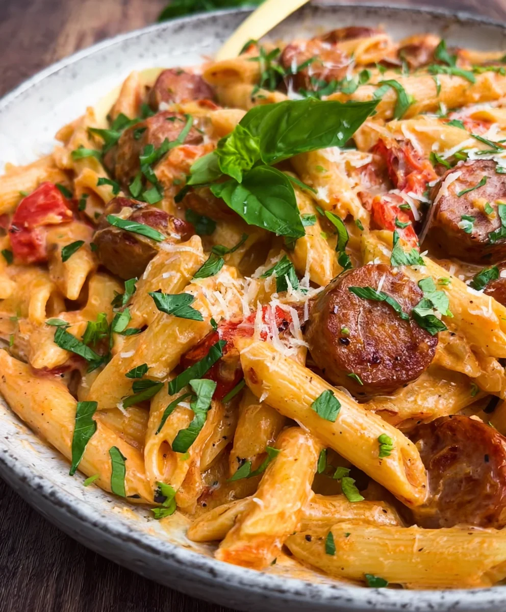 One Pot Creamy Beef Cajun Pasta - Quick & Easy