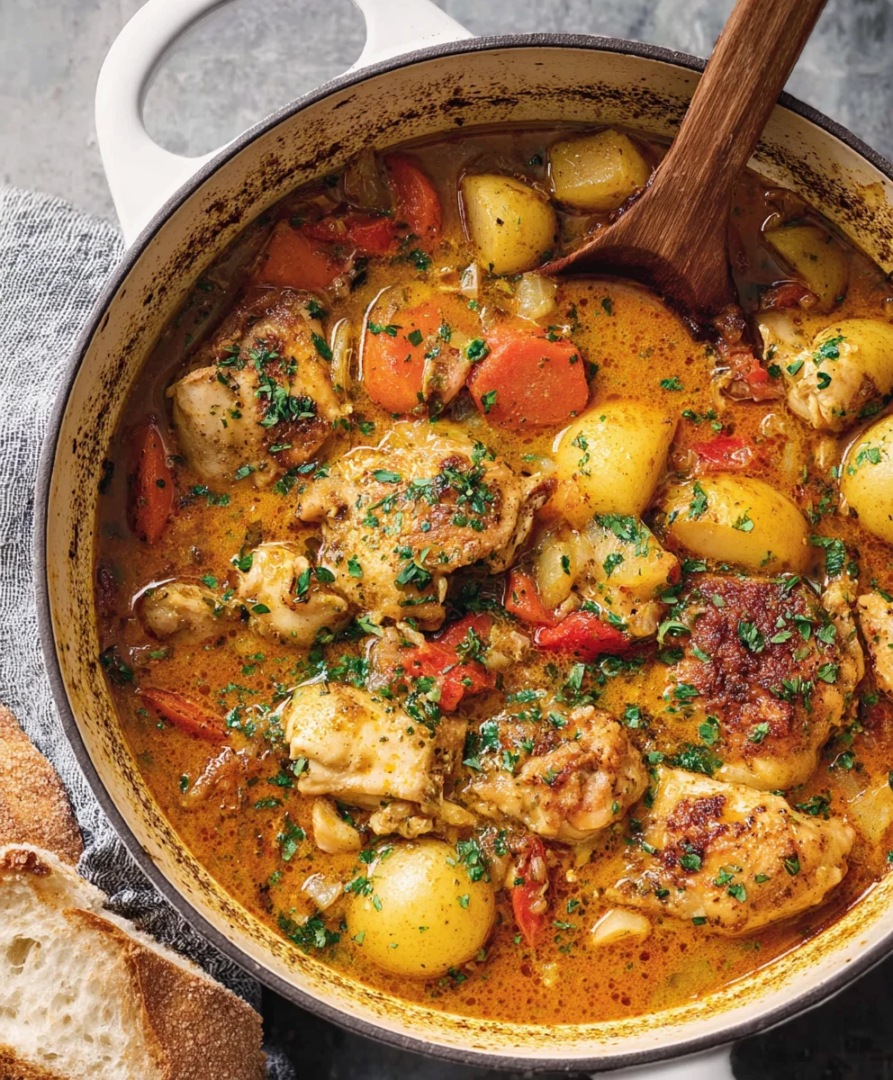 Hearty Chicken Stew Recipe - Easy & Delicious