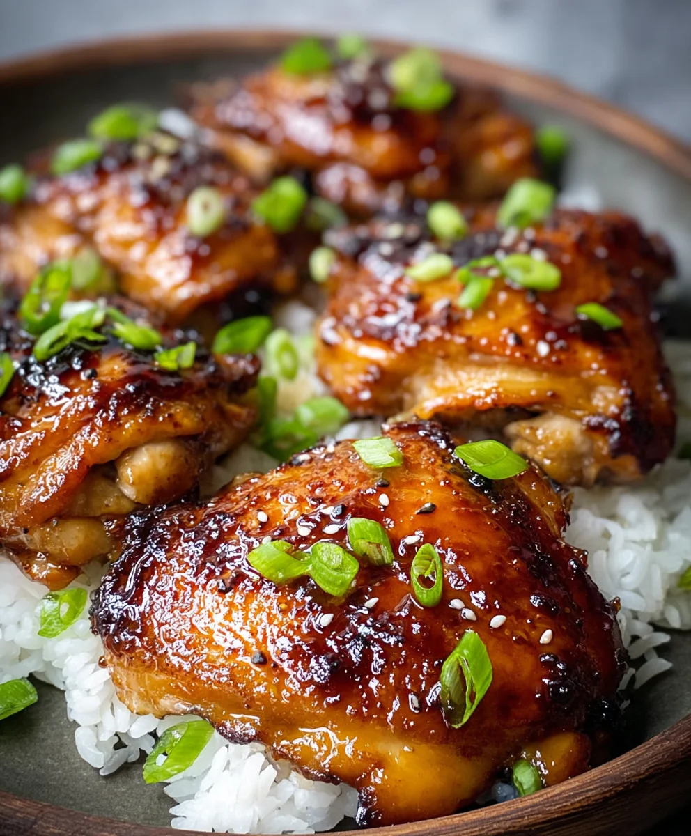 Easy Soy Garlic Beef Thighs Recipe