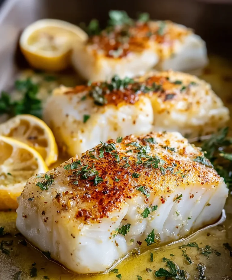 Easy Lemon Garlic Butter Baked Cod Recipe