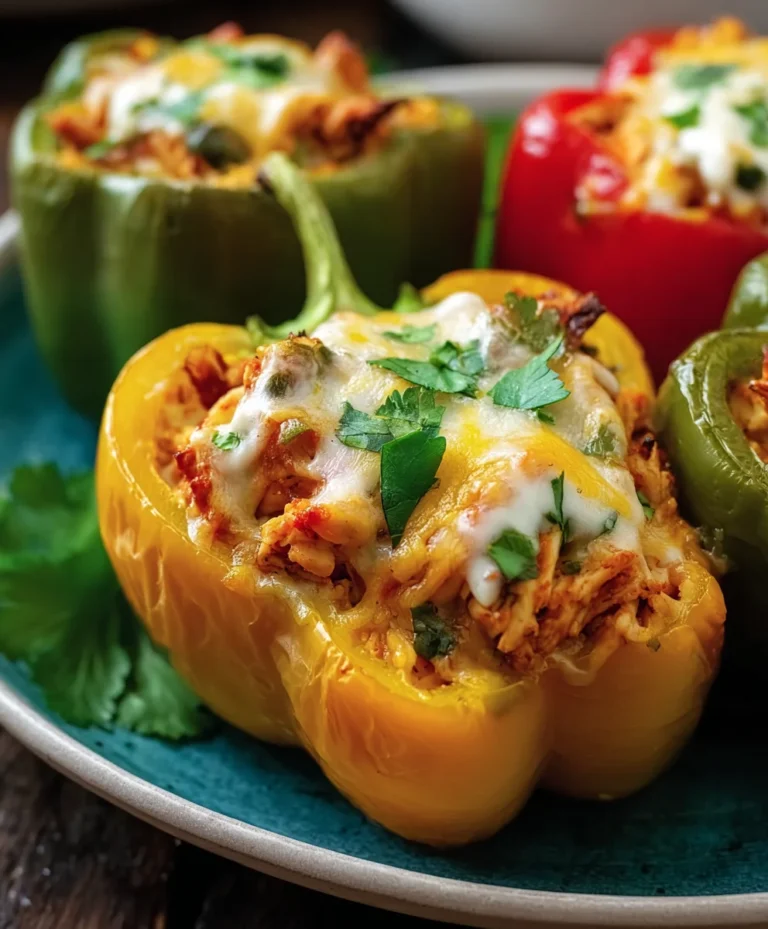 Easy Chicken Stuffed Peppers Recipe