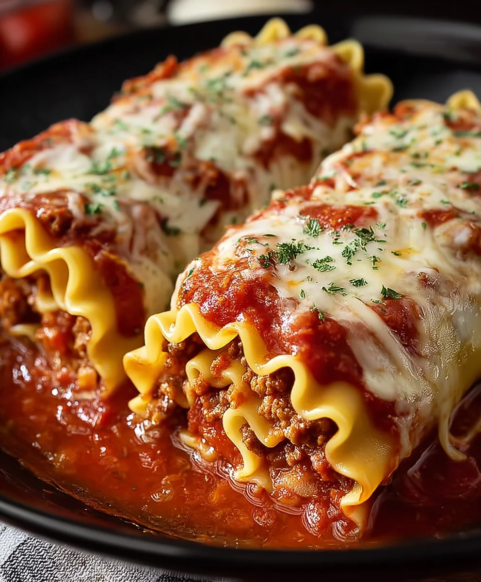 Beef Beef Pepperoni Lasagna Roll-Ups - Easy & Delicious