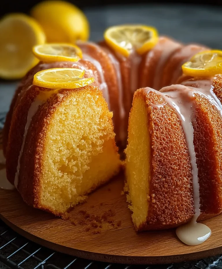 Moist Lemon Bundt Cake-Easy-Delicious-Perfect Treat