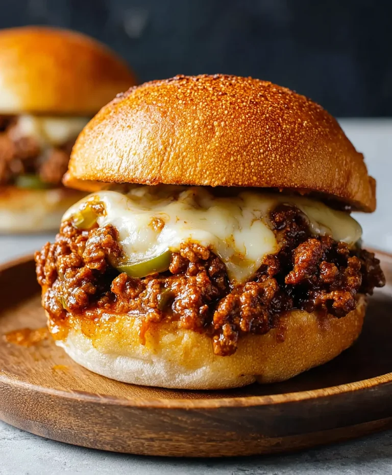 Philly Cheesesteak Sloppy Joes- Easy & Delicious Recipe