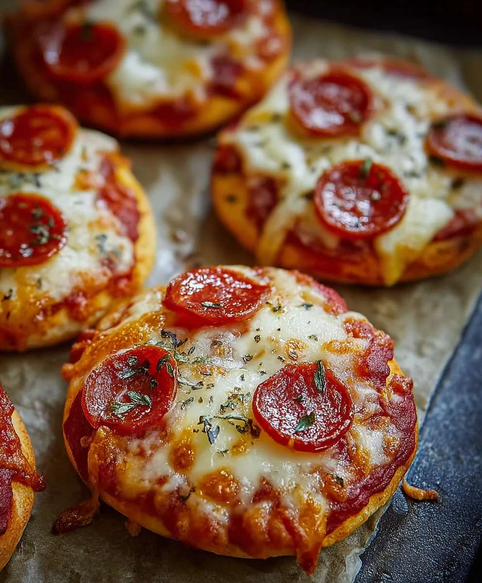 Easy Mini Lunchbox Pizzas-Kid Friendly & Quick
