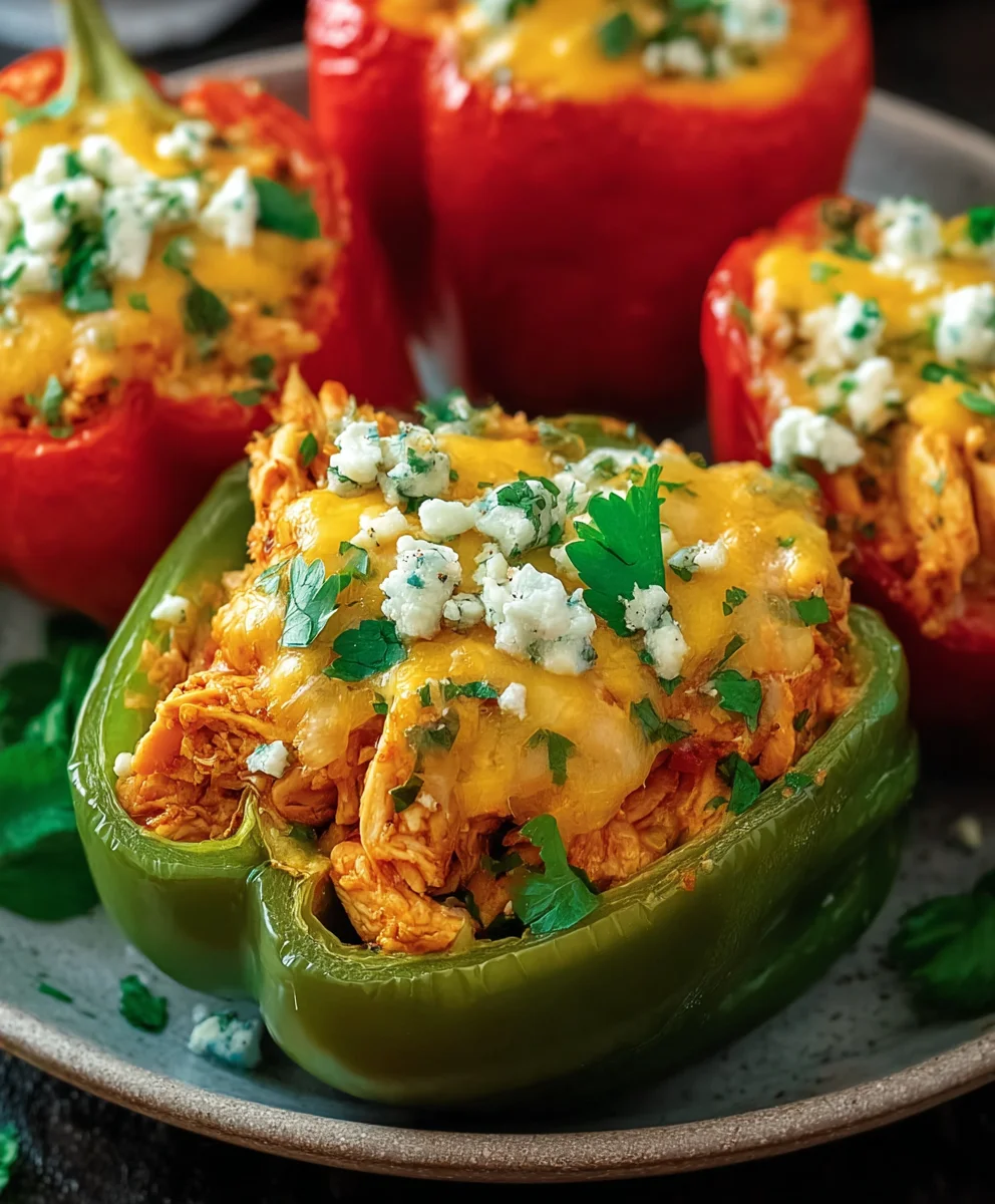 Easy Chicken Stuffed Peppers Recipe