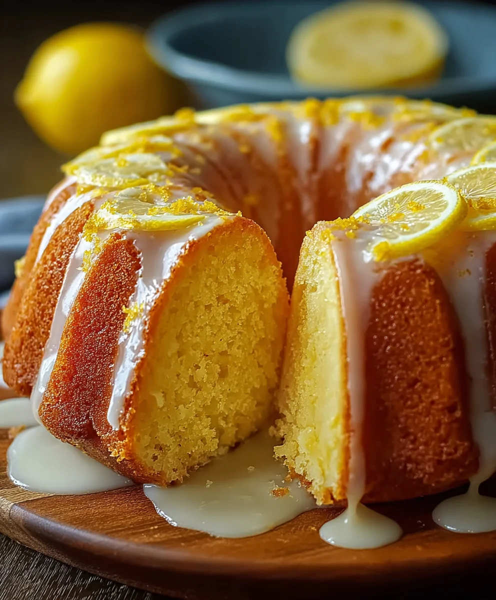 Moist Lemon Bundt Cake-Easy-Delicious-Perfect Treat