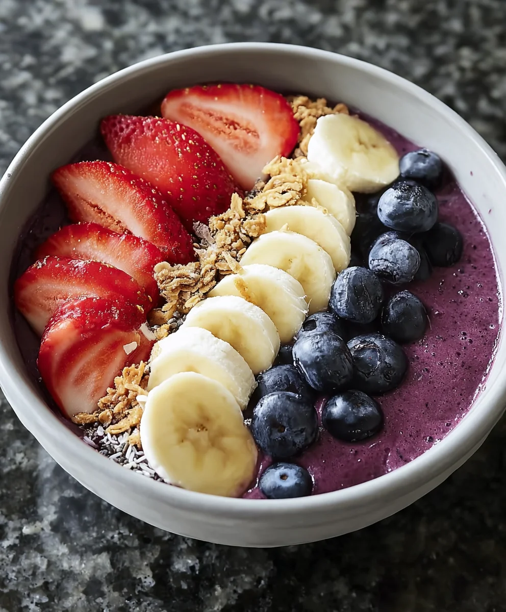 Easy Fresh Acai Breakfast Bowl Recipe