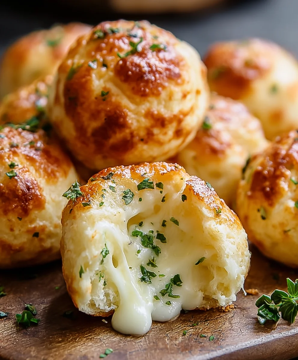 Gooey Mozzarella Biscuit Bombs-Easy Appetizer