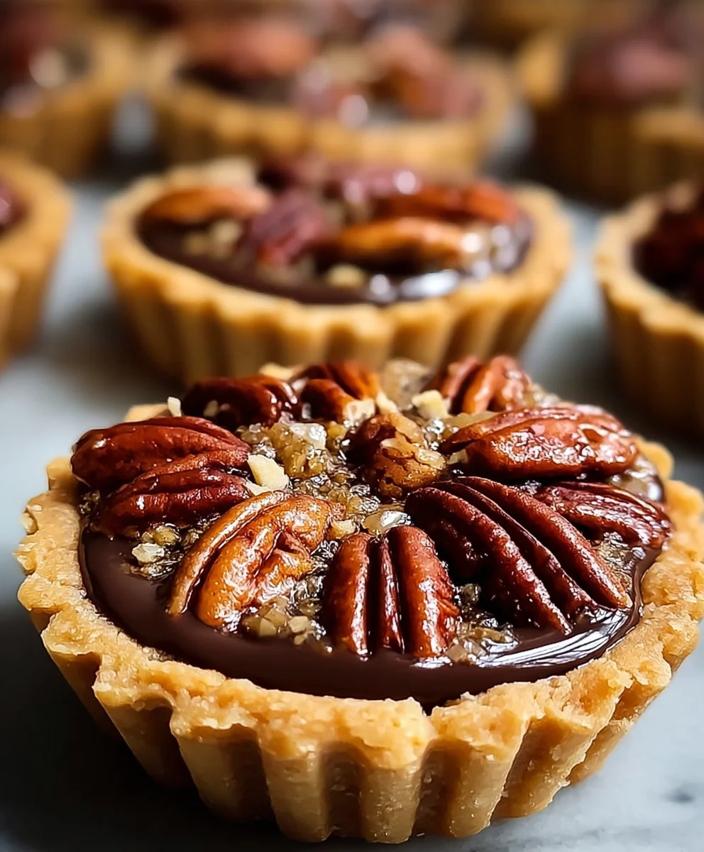 Easy Mini Pecan Tarts-Delicious Holiday Dessert