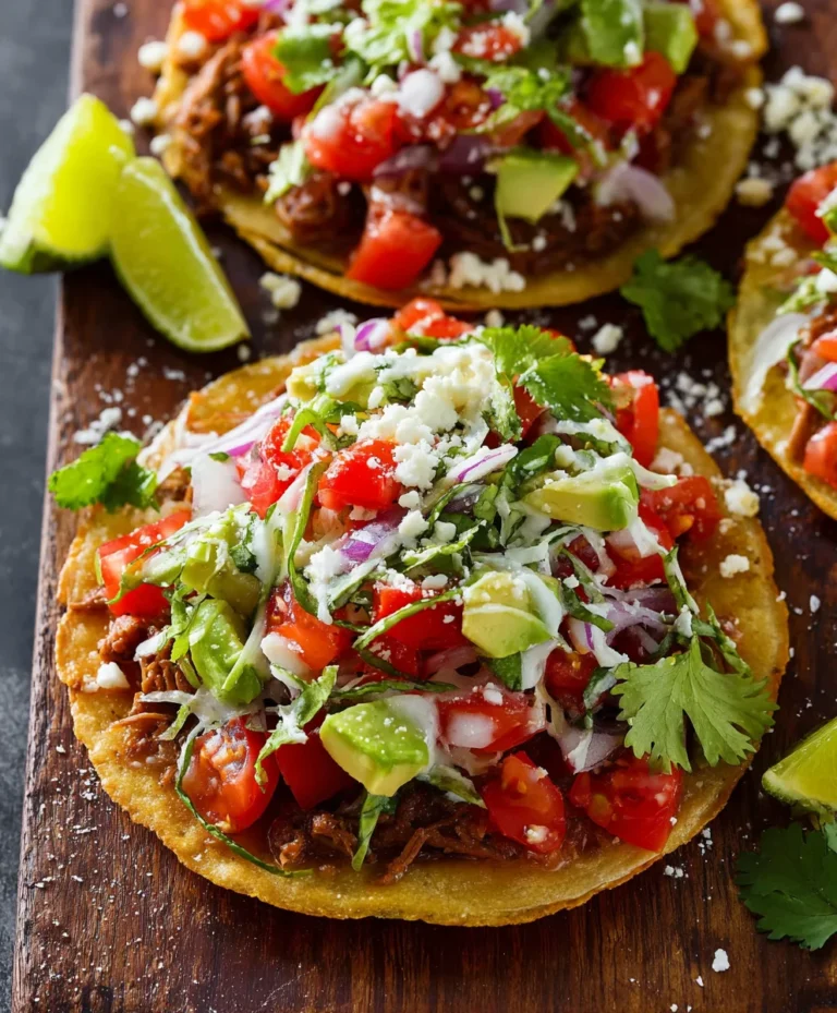 Easy Beef Tostada Recipe- Quick & Delicious Meal