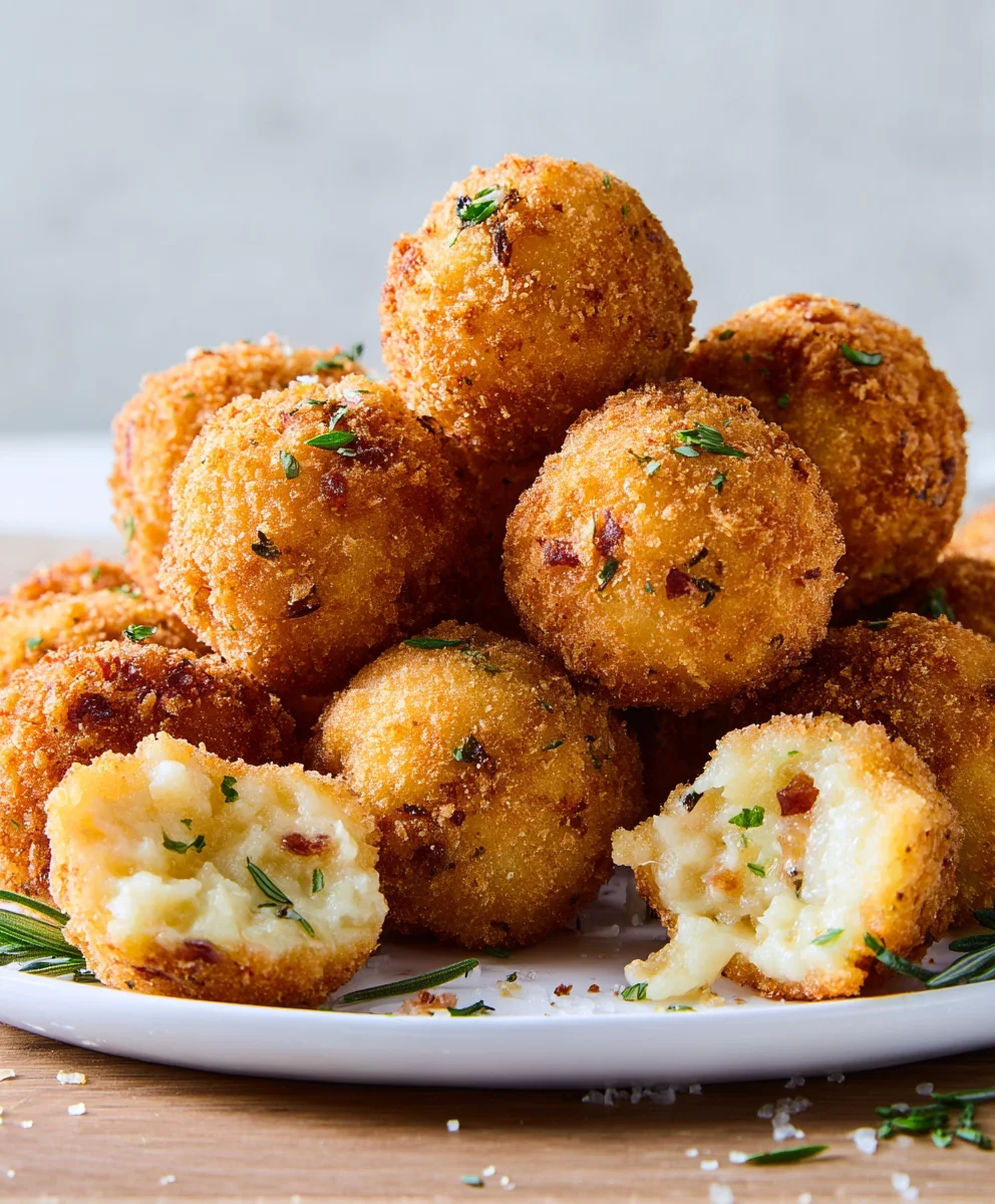 Crispy Fried Mashed Potato Balls - Delicious Appetizer