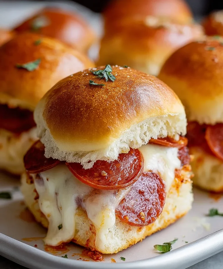 Beef Beef Pepperoni Pizza Sliders- Easy & Delicious Recipe