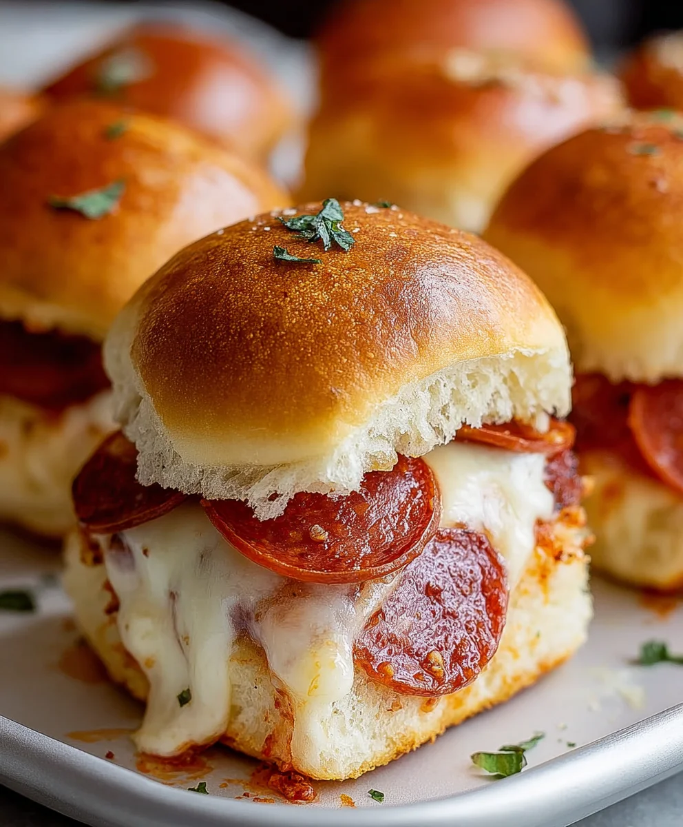 Beef Beef Pepperoni Pizza Sliders- Easy & Delicious Recipe