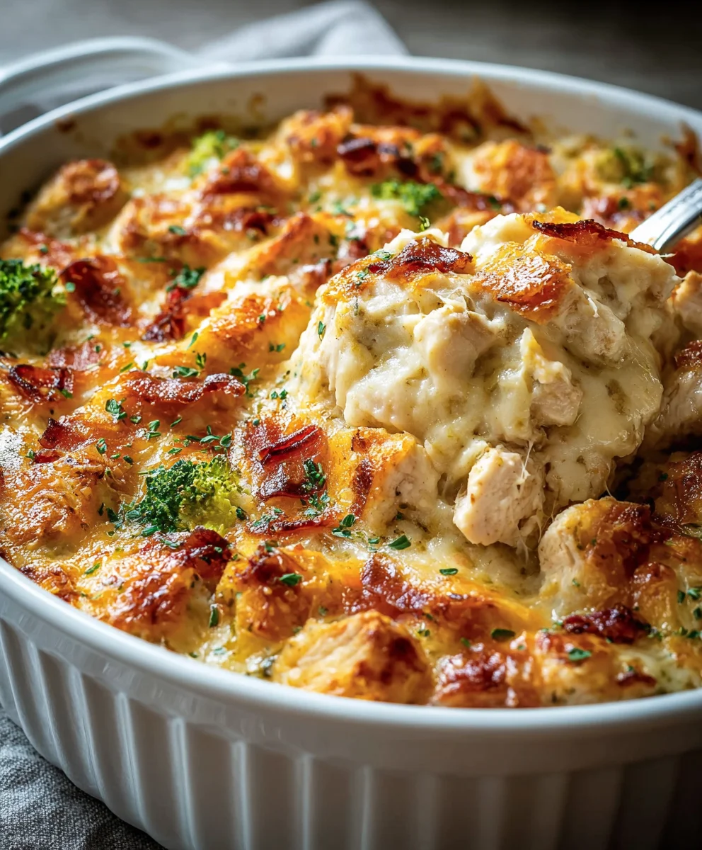 Easy Low Carb Chicken Casserole Recipe