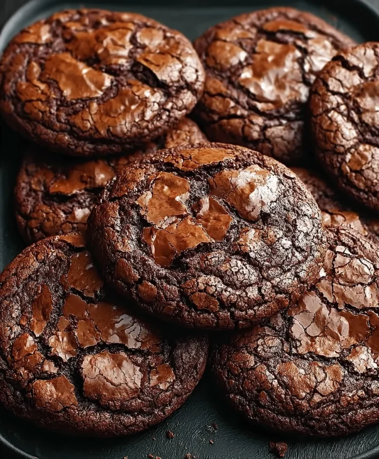 Fudgy Brownie Cookies – Rich Chocolate Cookie Bliss