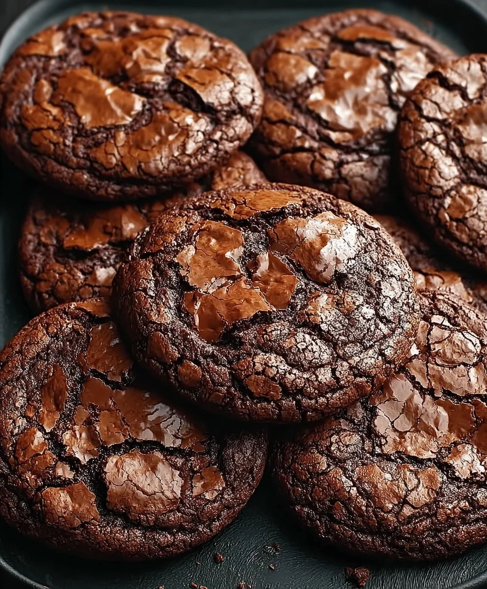 Fudgy Brownie Cookies - Rich Chocolate Cookie Bliss