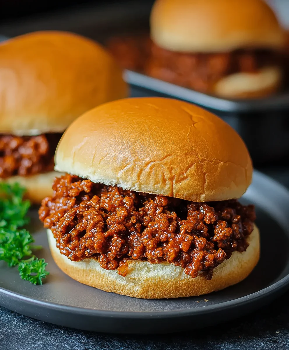 Easy Homemade Sloppy Joe Beef Sandwiches - Quick & Delicious