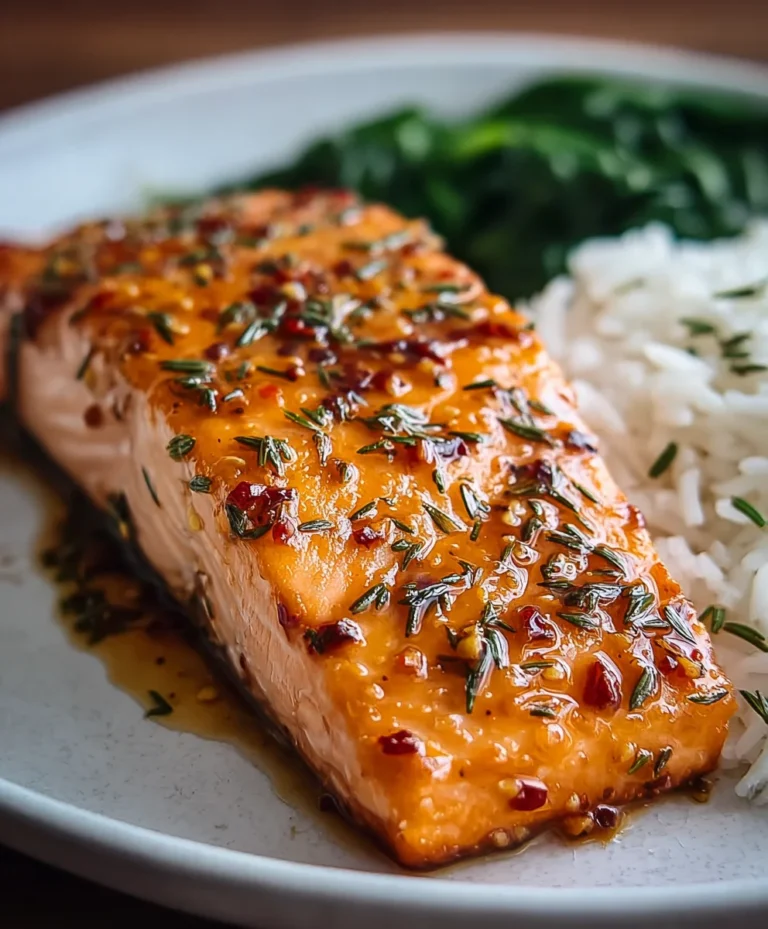 Spicy-Sweet Hot Honey Salmon Recipe – Easy Glazed Fish