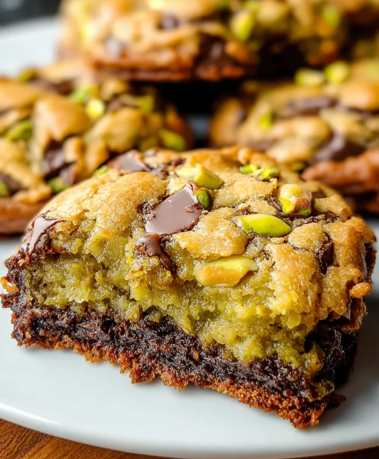 Pistachio Brookies-Nutty Chocolate Bliss Recipe