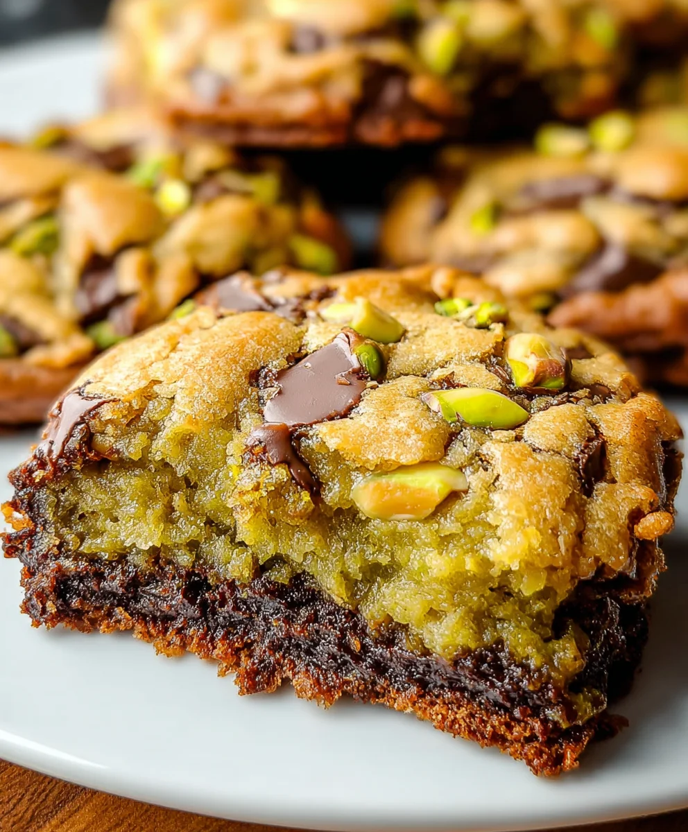 Pistachio Brookies-Nutty Chocolate Bliss Recipe