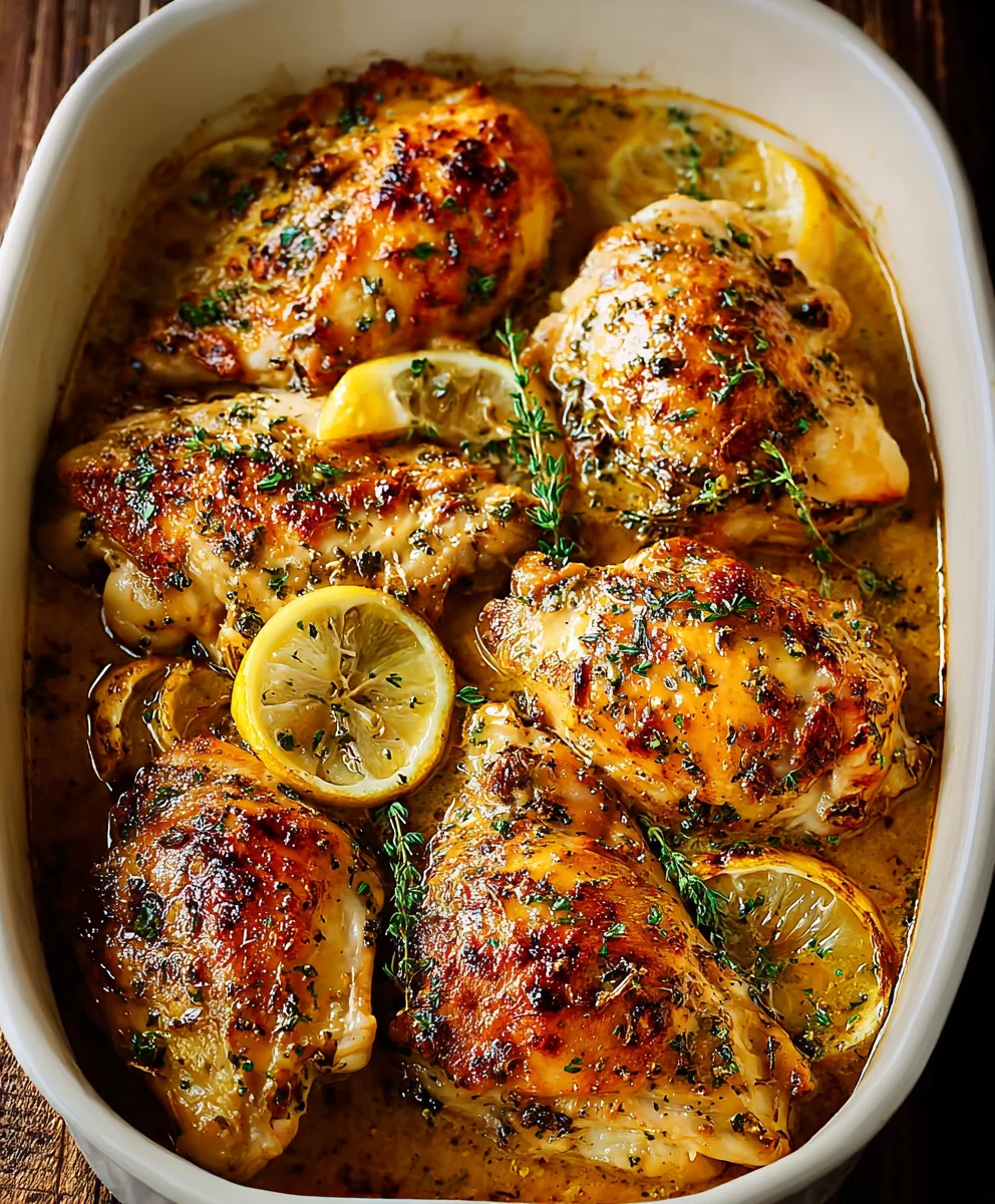 Easy Baked Lemon Butter Beef Recipe
