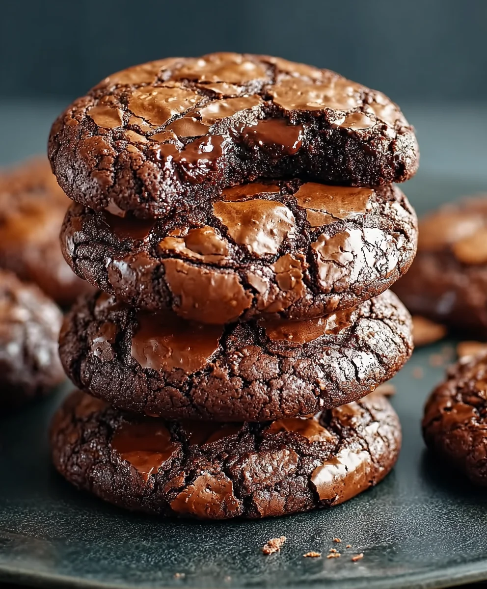 Fudgy Brownie Cookies - Rich Chocolate Cookie Bliss