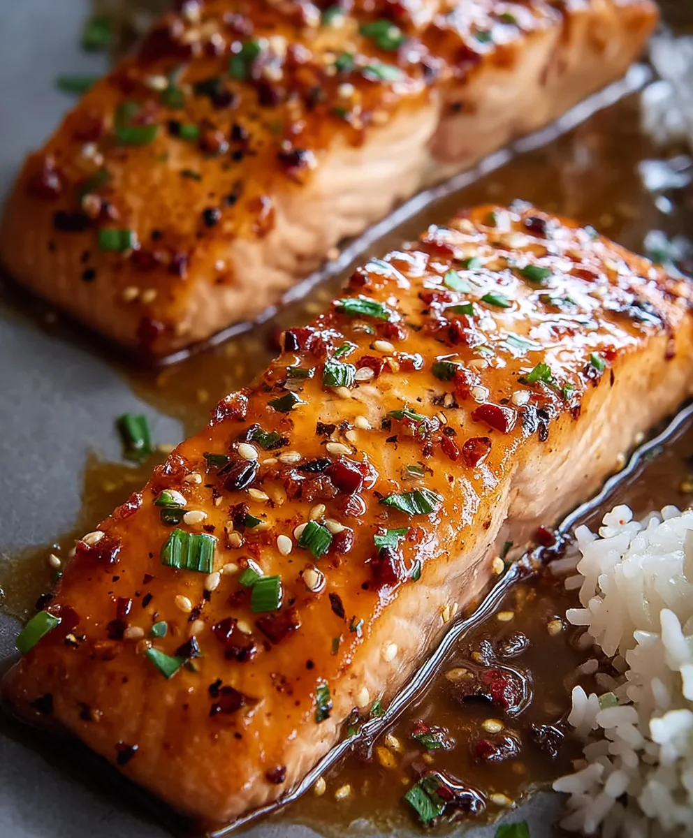 Spicy-Sweet Hot Honey Salmon Recipe - Easy Glazed Fish