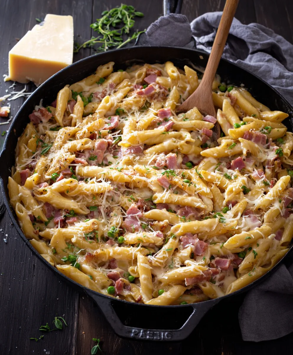 Easy One Pot Beef Penne Skillet Recipe