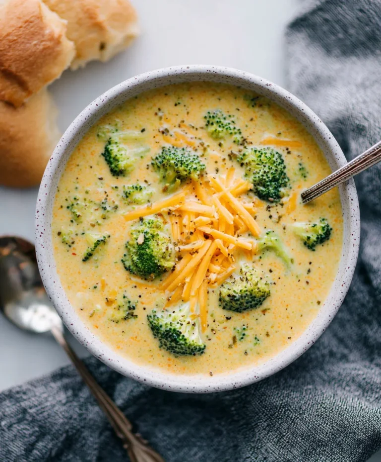 Creamy Cheddar Broccoli Soup – Delicious Comfort Food