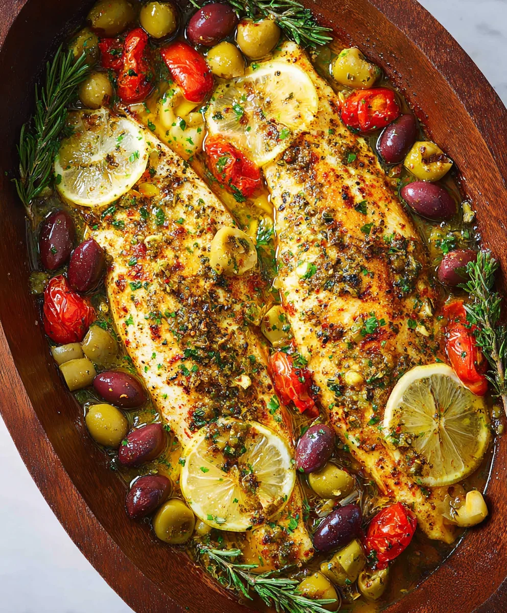 Easy Mediterranean Baked Fish Recipe
