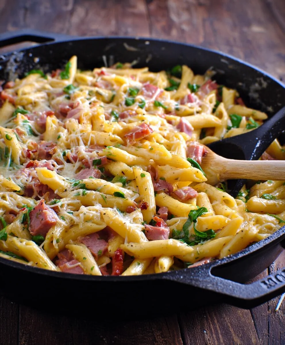 Easy One Pot Beef Penne Skillet Recipe