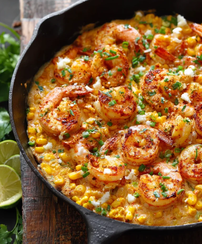 Creamy Shrimp Corn One-Pan Dinner – Minutes