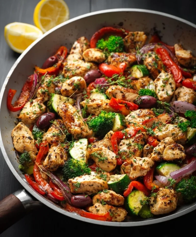 Easy Mediterranean Chicken Stir Fry – Quick Healthy Meal