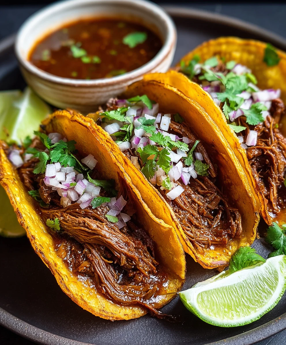 Easy Beef Birria Tacos-Flavorful & Authentic Recipe