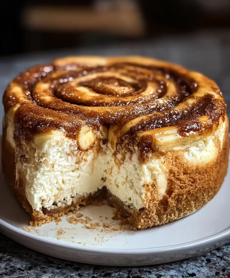 Cinnamon Roll Cheesecake Honeybun-Decadent Dessert