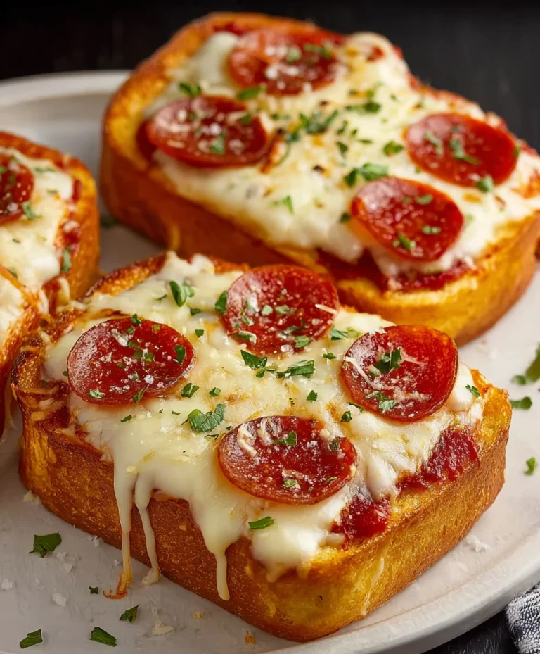 Texas Toast Garlic Bread Pizza – Easy & Delicious Recipe