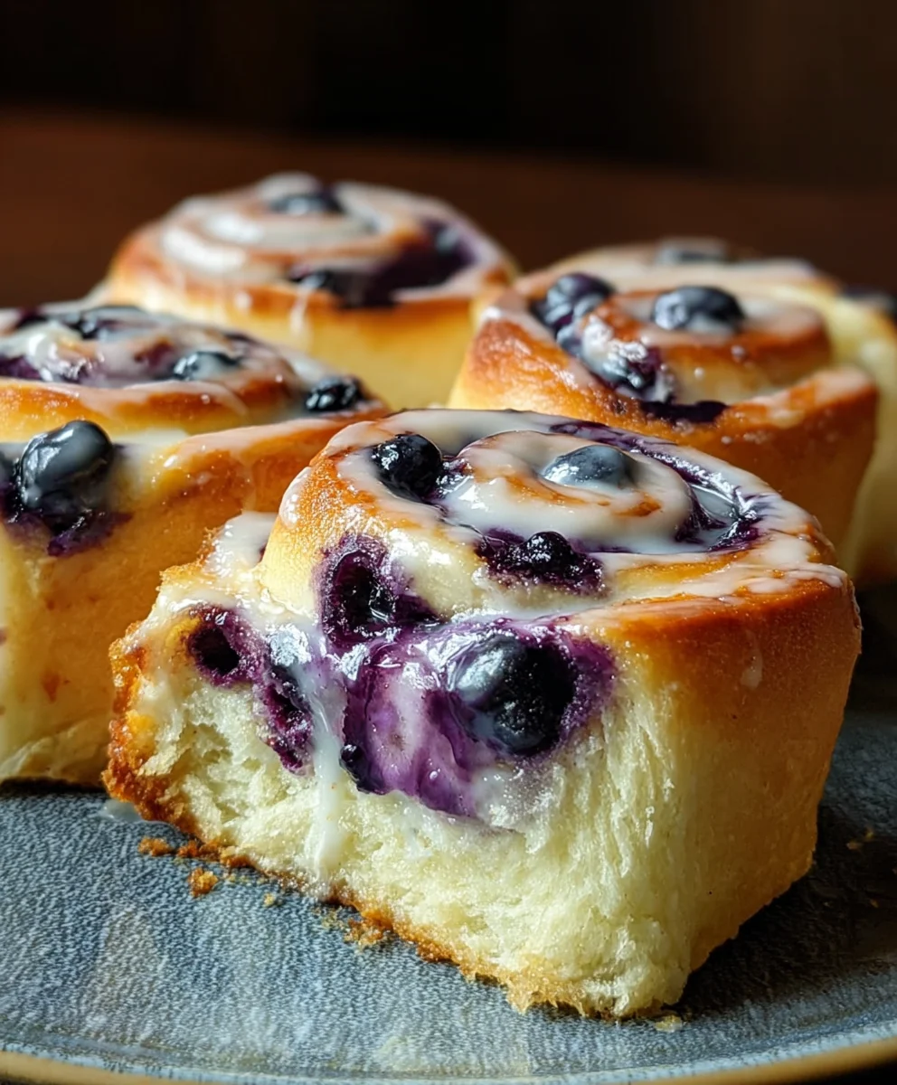 Blueberry Cheesecake Rolls-Decadent Dessert Rolls
