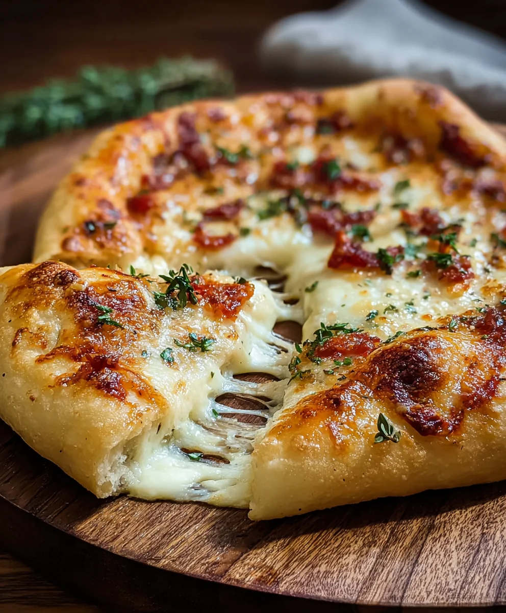 Stuffed Brie Pizza- Decadent & Easy Comfort Food Recipe