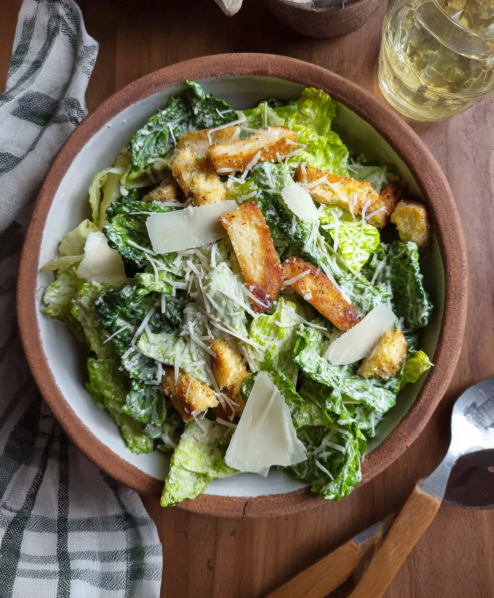 Best Vegetarian Caesar Salad Recipe- Easy & Delicious