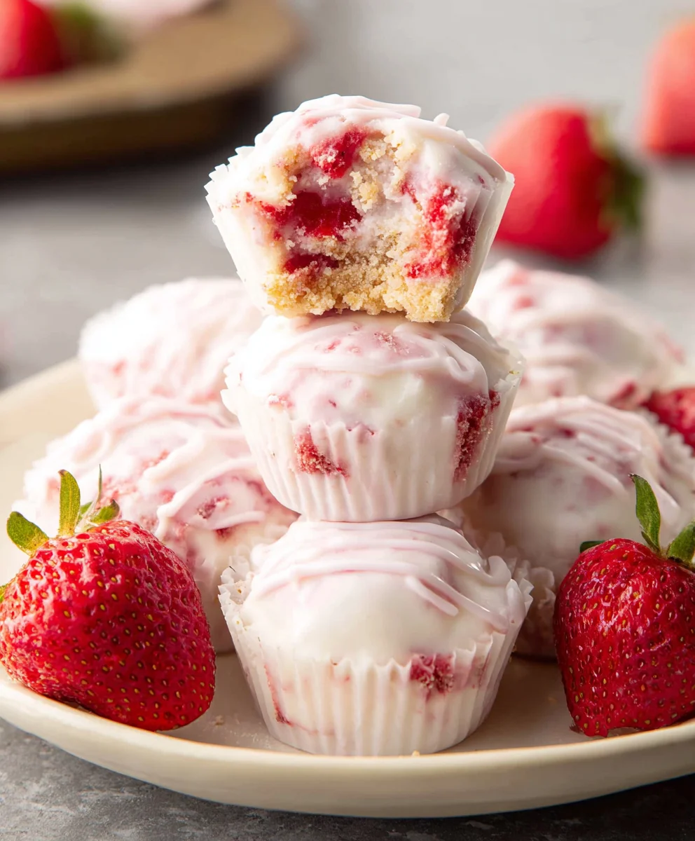 Easy Strawberry Yogurt Bites - Quick & Delicious Treat