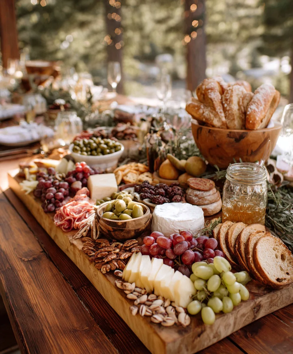 Wedding Reception Grazing Table Ideas - Delicious Buffet