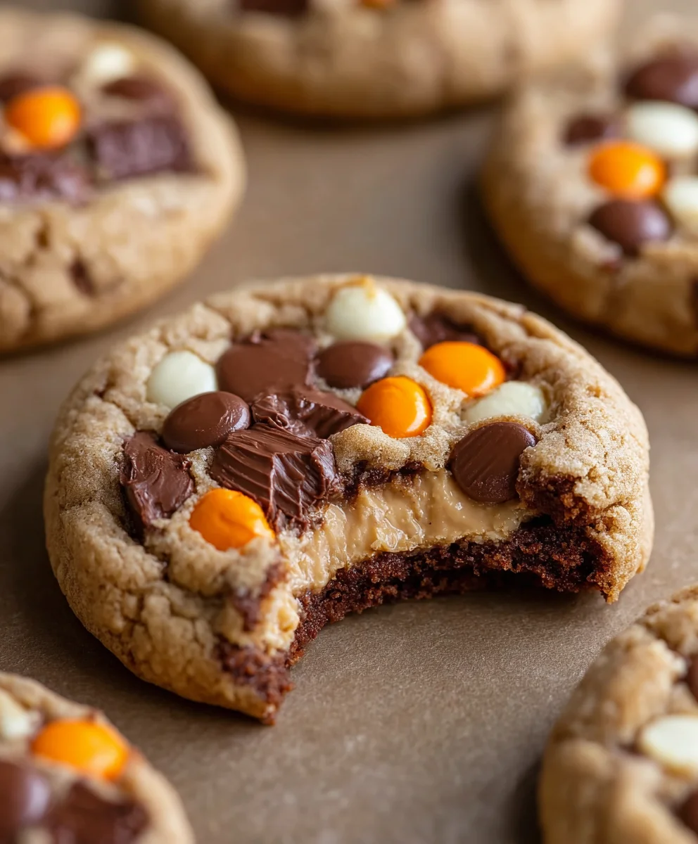 Reeses Cheesecake Cookies-Decadent Treat