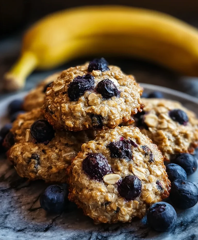 Banana Blueberry Breakfast Cookies – Quick & Healthy Treat