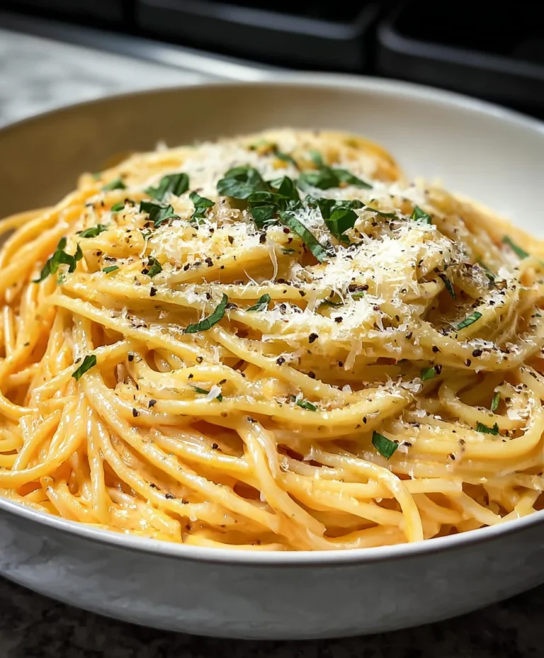 Cheesy Garlic Parmesan Spaghetti Recipe – Easy & Delicious