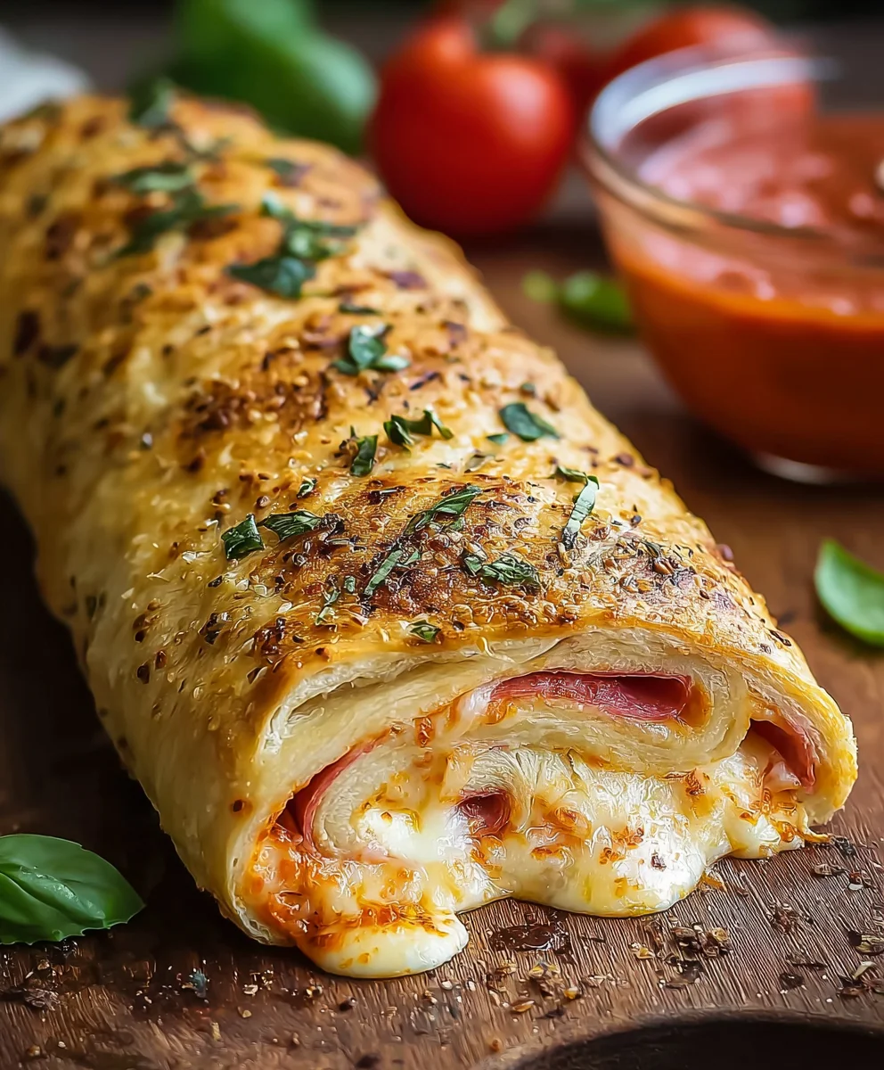 Easy Homemade Beef Stromboli Recipe