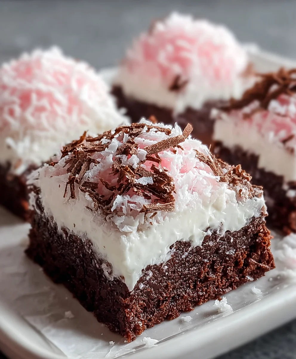 Sno-Ball Brownies - Decadent Chocolate Cake Bliss
