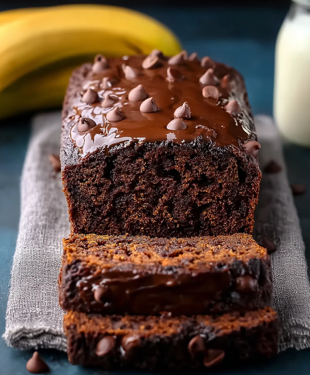 Healthy Chocolate Banana Bread - Easy Guilt-Free Treat